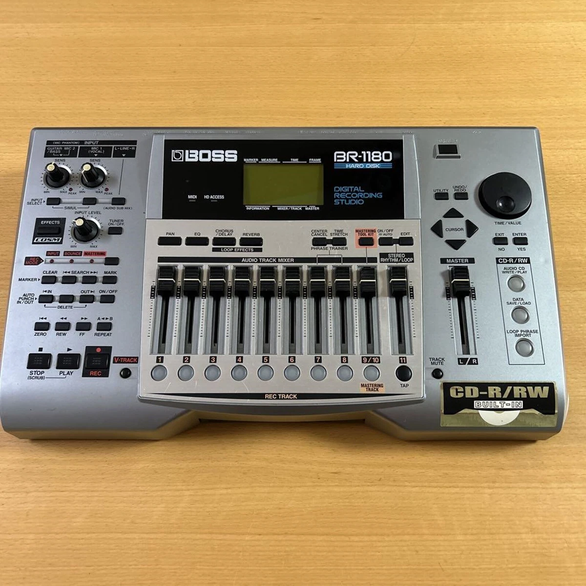 BOSS BR-1180 CD Digital Recording Studio Multi Track Recorder Junk