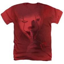 IT PENNYWISE SHH Licensed Sublimation Adult Men's Graphic Tee Shirt SM-3XL