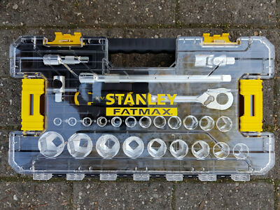 STANLEY FATMAX 1/2  STAK Steckschlüssel Set 26-teilig STAK Koffer FMMT98103-1