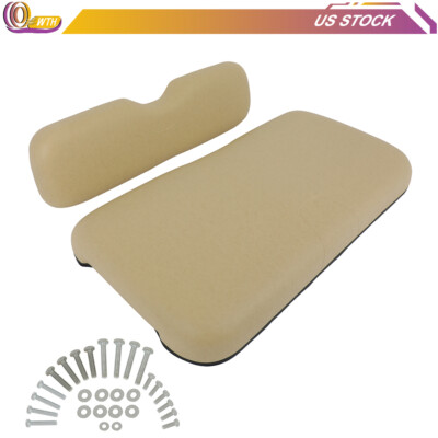 High Quality Golf Cart Front Buff Seat Cushion Set Fits EZGO RXV