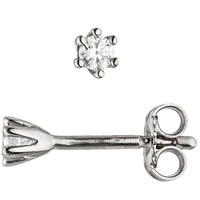 "Jobo\"46282\"Ohrstecker 925 Sterling Silber 2 Zirkonia Ohrringe Silberohrringe"