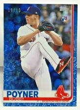 Bobby Poyner 2019 Topps MINI On Demand #571 BLUE Parallel RC #'d 10/10 - RED SOX