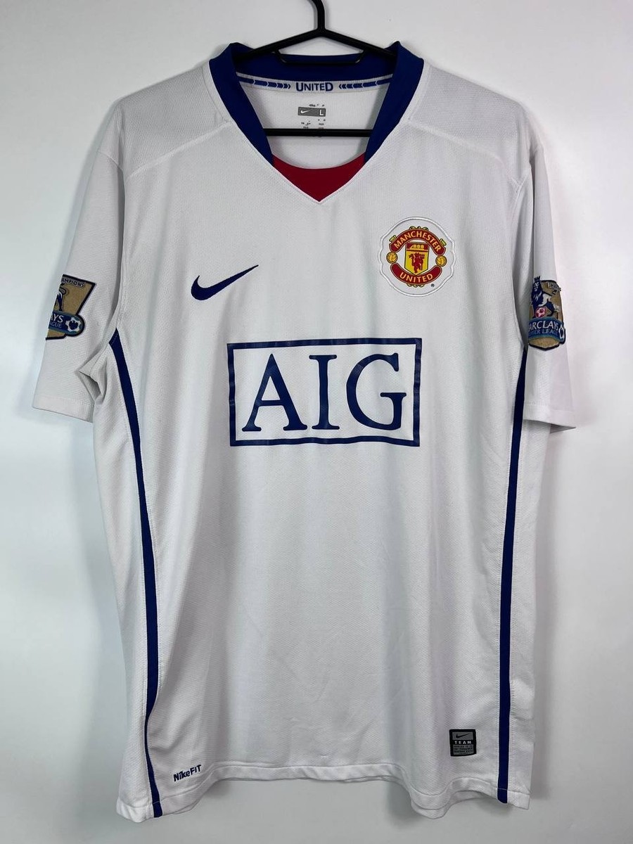 Manchester United 2008/09 Away Shirt Jersey Nike Premier League
