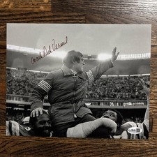 Coach Dick Vermeil Signed 8x10 JSA COA Autographed