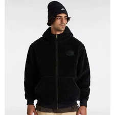Vans  Whittle Sherpa Jacket Hoodie Black Skateboarding Winter Men's XL NEW