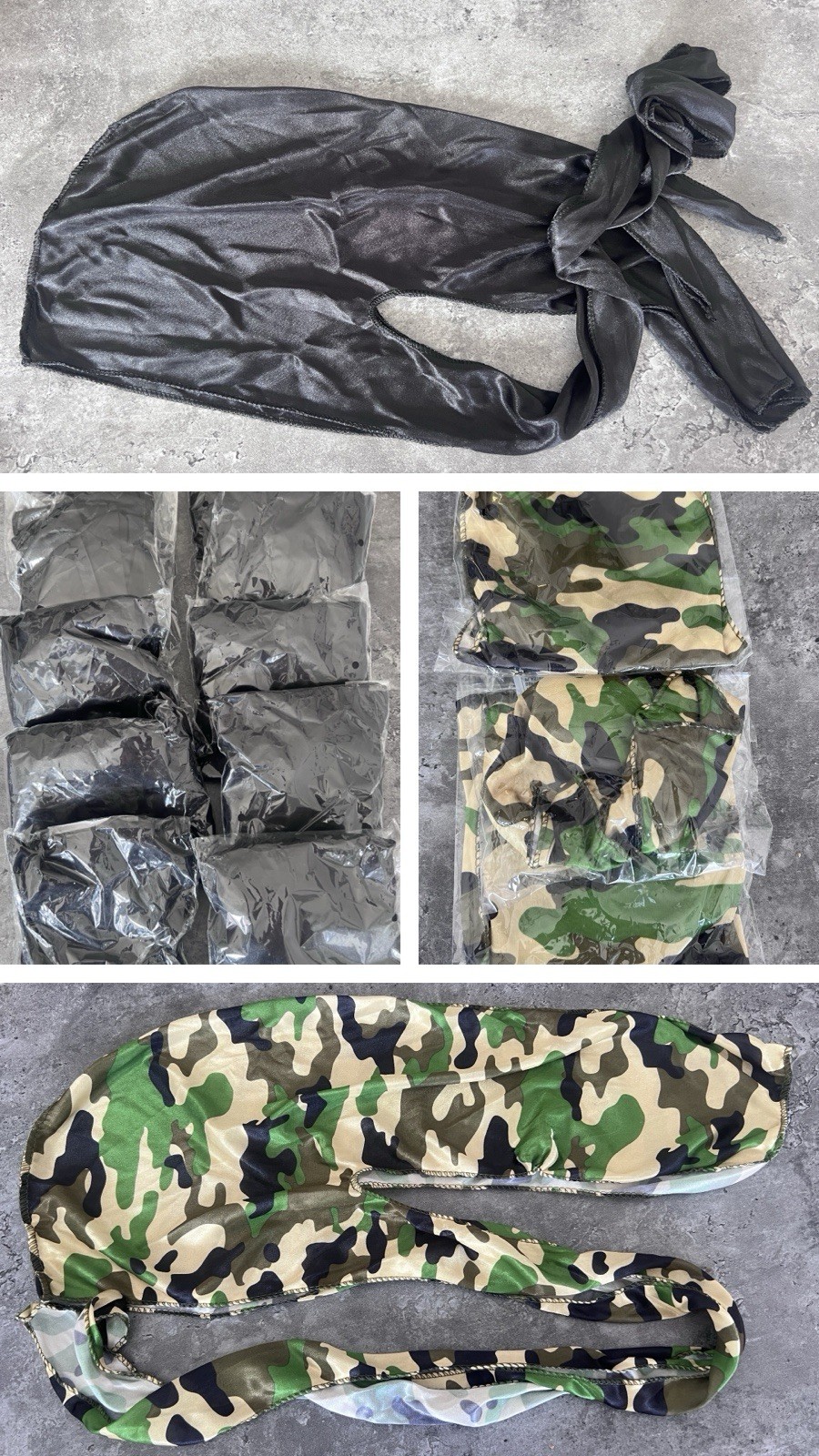 14 Brand new durag,wave cap, tie down, silky moisture doo-rag