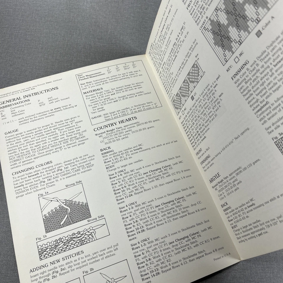 Leisure Arts 591 More Quick Knit Children's Vests Argyle Sailboat Patterns 1988 - Image 3 of 3
