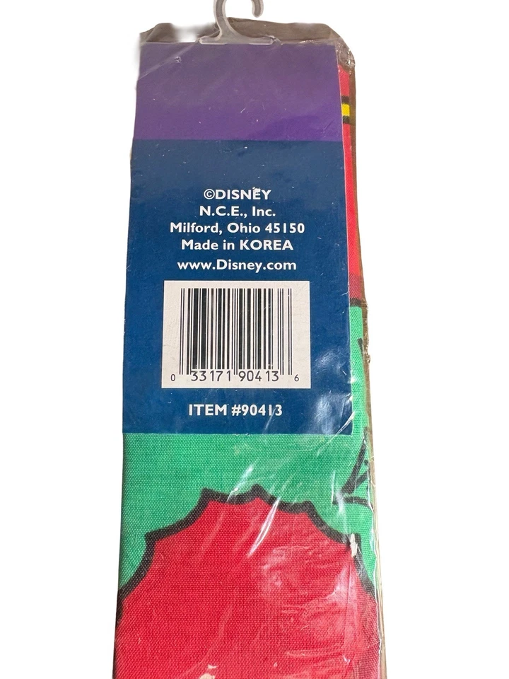 Vintage Y2K Disney Merry Christmas Sleigh Ride Mickey Decorative 29”x40” Flag - Image 4 of 4