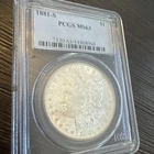 1881-S Morgan Silver Dollar - 90% Silver Verified -San Francisco Mint -PCGS MS63