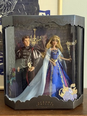 Disney Designer Midnight Masquerade Aurora & Phillip LE 1/900 Dolls   Rare D23