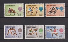 MAROC .  N °  572 / 577 .   SERIE  J.O.  DE  MEXICO    NEUVE  **   .  SUPERBE .