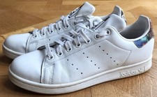 Adidas Stan Smith White Mix Leather Trainers 6 UK Eur 39 Women's Sneakers  VGC