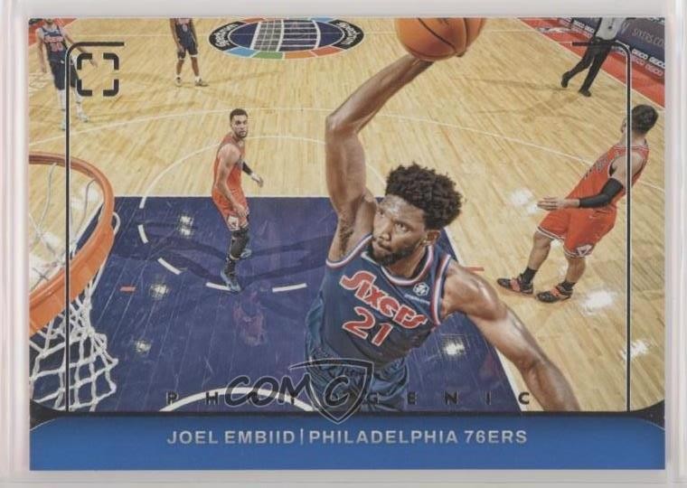2021-22 Panini Photogenic With Authority Joel Embiid #6 0s9t