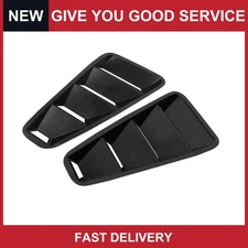 1/4 Quarter Side Window Louver Scoop Cover Vent Sun Shade for Ford 2 Pcs