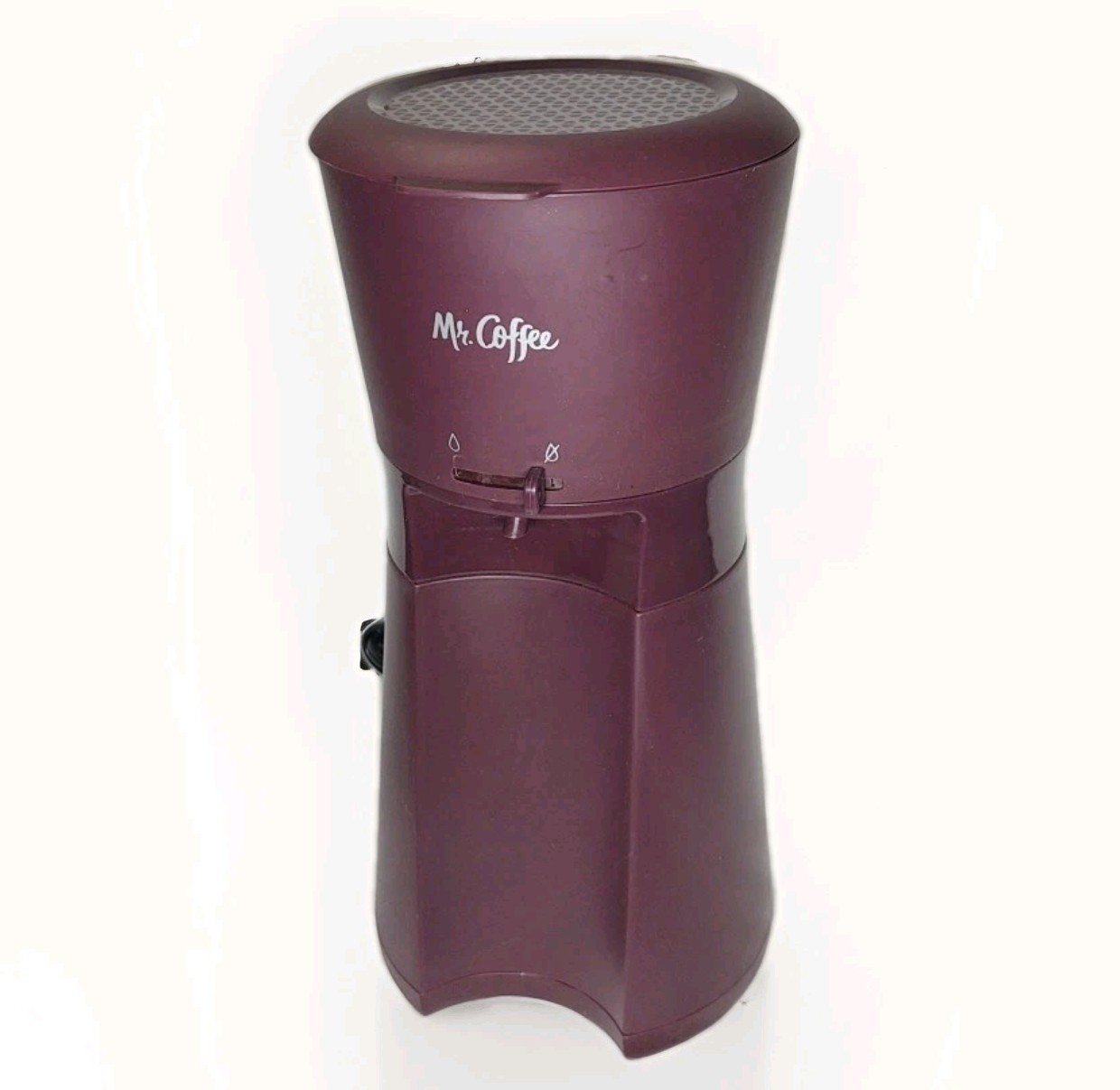 ☕ Mr. Coffee Iced Coffee Maker, Filter BURGUNDY/RED Ice Tea Drink Single Serving