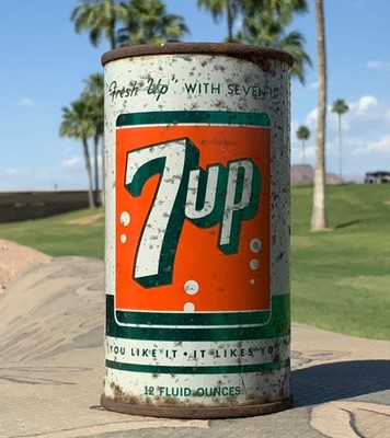 12oz SS - 7-UP  Soda Can - Juice Top