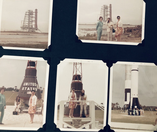 Large Vtg. Family Vac. Disney Space Photo Album 193 Photos Mid 50s -Early 70'S