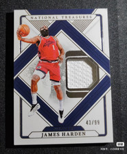 National Treasures James Harden Memorabilia #43/99 Los Angeles Clippers NBA