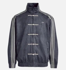 NEW GENUINE ADIDAS Originals CTT 3.1 SOFT Chinese Track Top Gray Unisex Size L