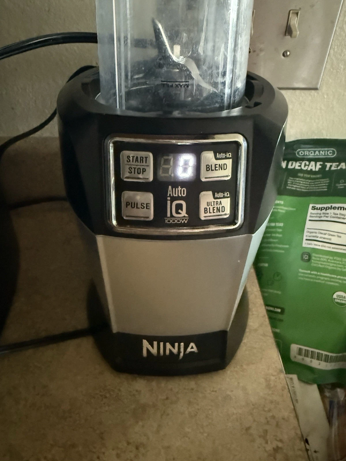 Ninja Auto-iQ BL480D Blender 1000W with Cups & Attachments Nutri Ninja Pro