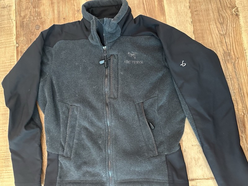 Arc’Teryx Gamma AR Polartec Pile Fleece Jacket Grey Black Small Arcteryx