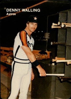 1984 Mother's Cookies #19 Denny Walling Houston Astros