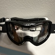 Juli Ski Snowboard Goggles Adult Black Frame Clear Lens New With Case