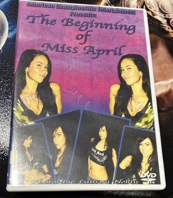 AJ LEE The Beginning of Miss April DVD ACE Wrestling 2008 Independent WWE