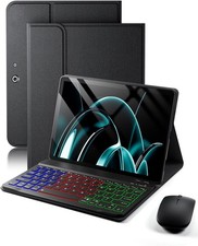 Case for Microsoft Surface Pro 11 13 inch 2024/2022 - Rainbow Backlit Keyboard C