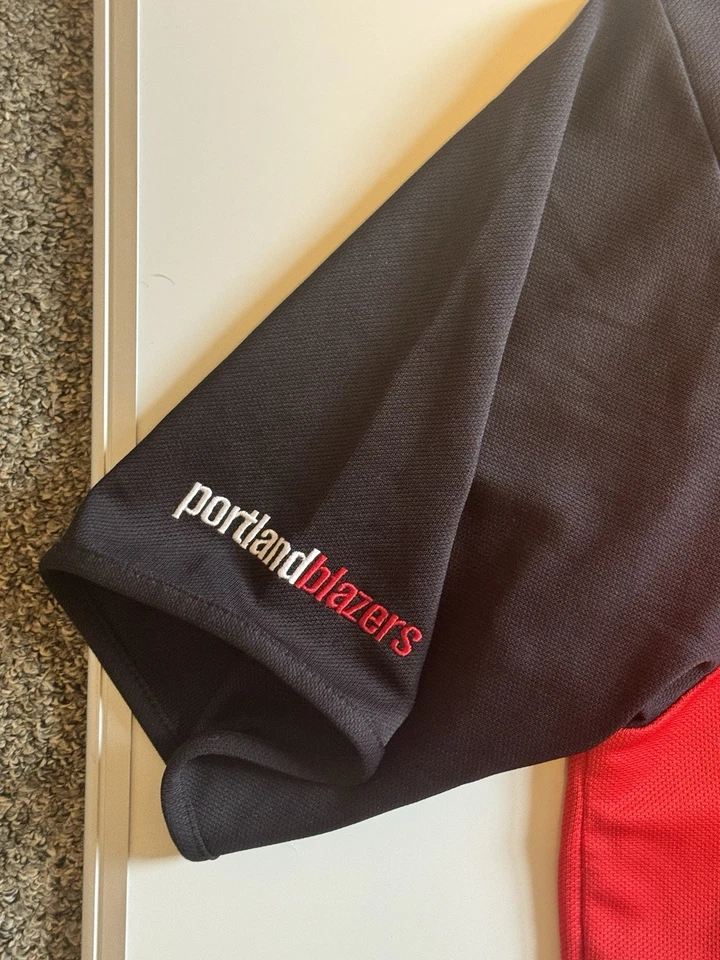 Camiseta deportiva de calentamiento Nike de baloncesto de la NBA Portland Trail Blazers para hombre talla L Y2K Foto 4 de 4