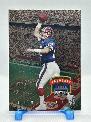 #ad Jim Kelly 1996 Playoff Absolute #001 Buffalo Bills $1.50