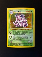Nidoking Holo Rare Base Set 011/102 MP