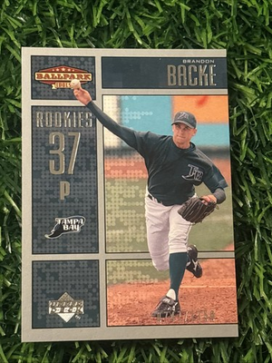 #ad 2002 Upper Deck Ballpark Idols 1750 #211 Brandon Backe Tampa Bay Devil Rays RC $2.59
