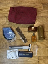 Vintage New Lufthansa Airlines First Class Travel Amenity Kit Etienne-Aigner