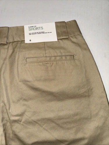 NWT Old Navy Women's Classic Fit Khaki Shorts Size 6 Below Waist Pockets - Picture 5 of 5