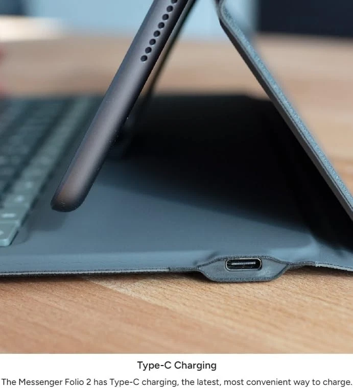 ZAGG Apple iPad 10.2/iPad 10.5" Messenger Folio 2 Keyboard - Image 2 of 4