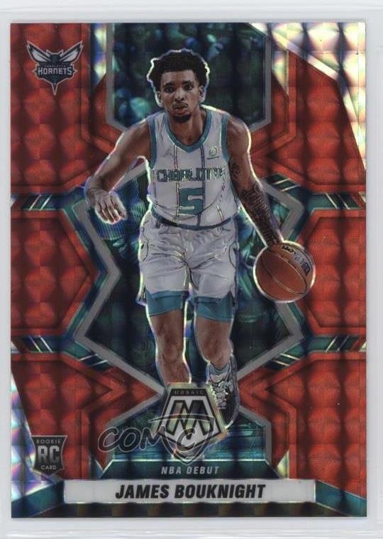 2021-22 Panini Mosaic NBA Debut Red Mosaic Prizm James Bouknight #274 6o3