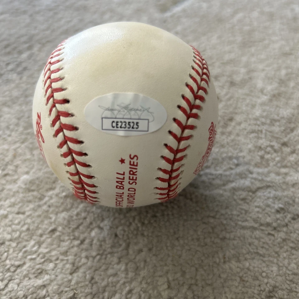 ROBERTO ALOMAR SIGNED 1992 Rawlings Official World Series Baseball JSA COA - Image 4 of 4