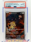 Team Rocket's Meowth AR Art Rare Japanese Pokemon 109/098 SV10 PSA 10 Gem Mint