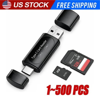 Card Reader USB 3.0 To SD Micro TF Memory Card Adapter PC Laptop Accessories LOT