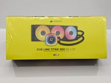 CORSAIR iCue Link Titan 360 RX LCD RGB Liquid CPU Cooler - NIB Factory Sealed