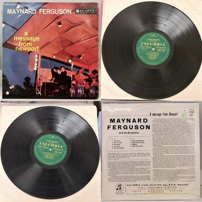 Maynard Ferguson - A Message From Newport , Vinyl LP , Columbia 1958 VG/Vg+