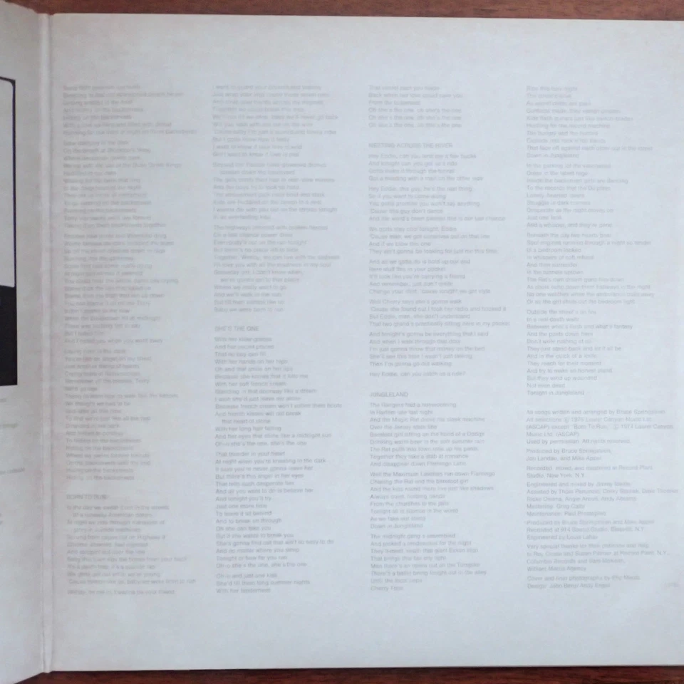 Bruce Springsteen, Born to Run - 1975 Columbia JC 33795 Mint - Image 4 of 4