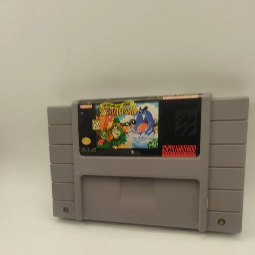 SUPER MARIO WORLD 2 YOSHI'S ISLAND SNES GAME GOOD CONDITION