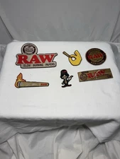 New! Collectible Embroidered Sew On Patches - RAW Rolling Paper Fabric Applique 
