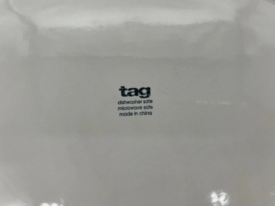 New! LARGE Sanibel White Fish Serving Platter Made by TAG Large 16” x  9” - Image 3 of 3