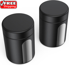 Glass Storage Jar 4 Oz , 2 Pack Premium Food Grade Visual Container with Child