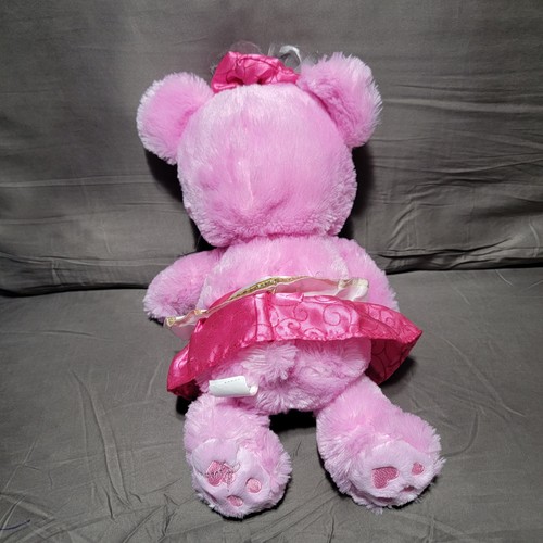 Disney Just Play Pink Teddy Bear Sleeping Beauty Princess Aurora Plush - Picture 4 of 7