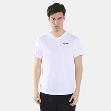 Nike Men's Court Victory T-Shirt White Size Different