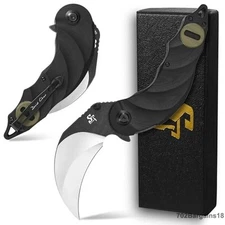 Sitivien ST160 Pocket Folding Knife,K110 Steel Blade with G1